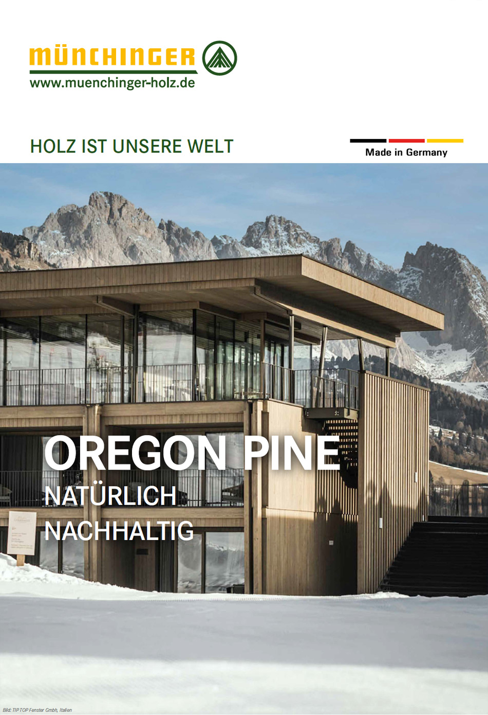 News Muenchinger Oregon Pine Prospekt